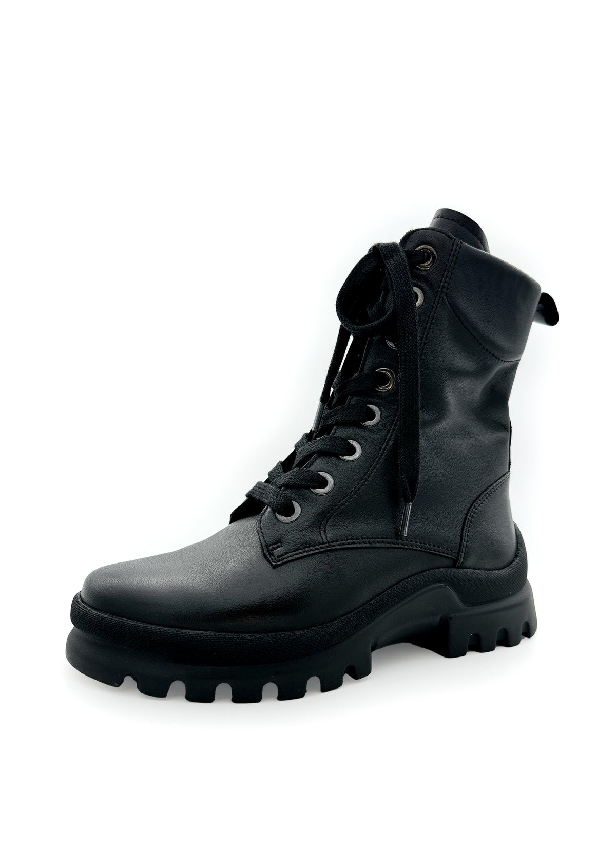 Ankle boots - black leather