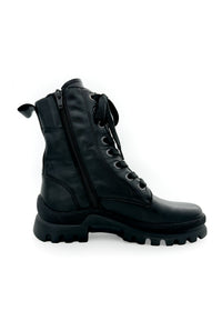 Ankle boots - black leather
