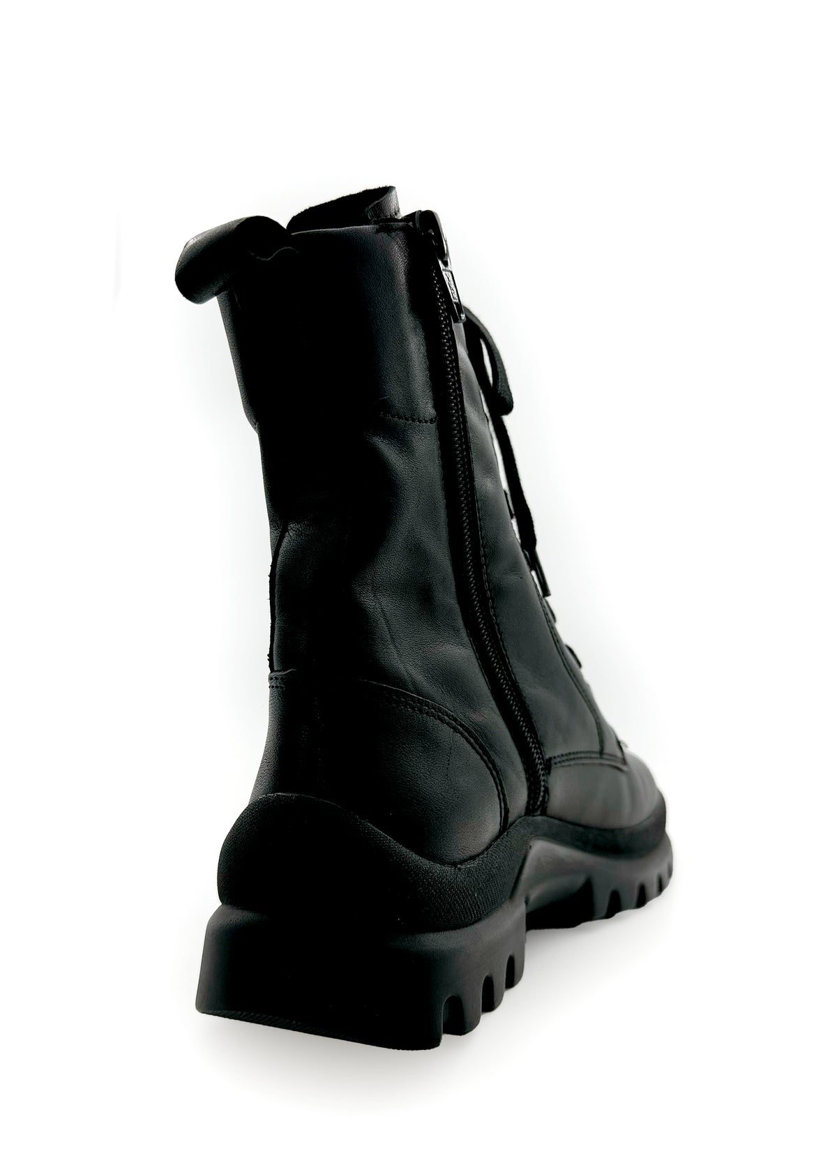 Ankle boots - black leather