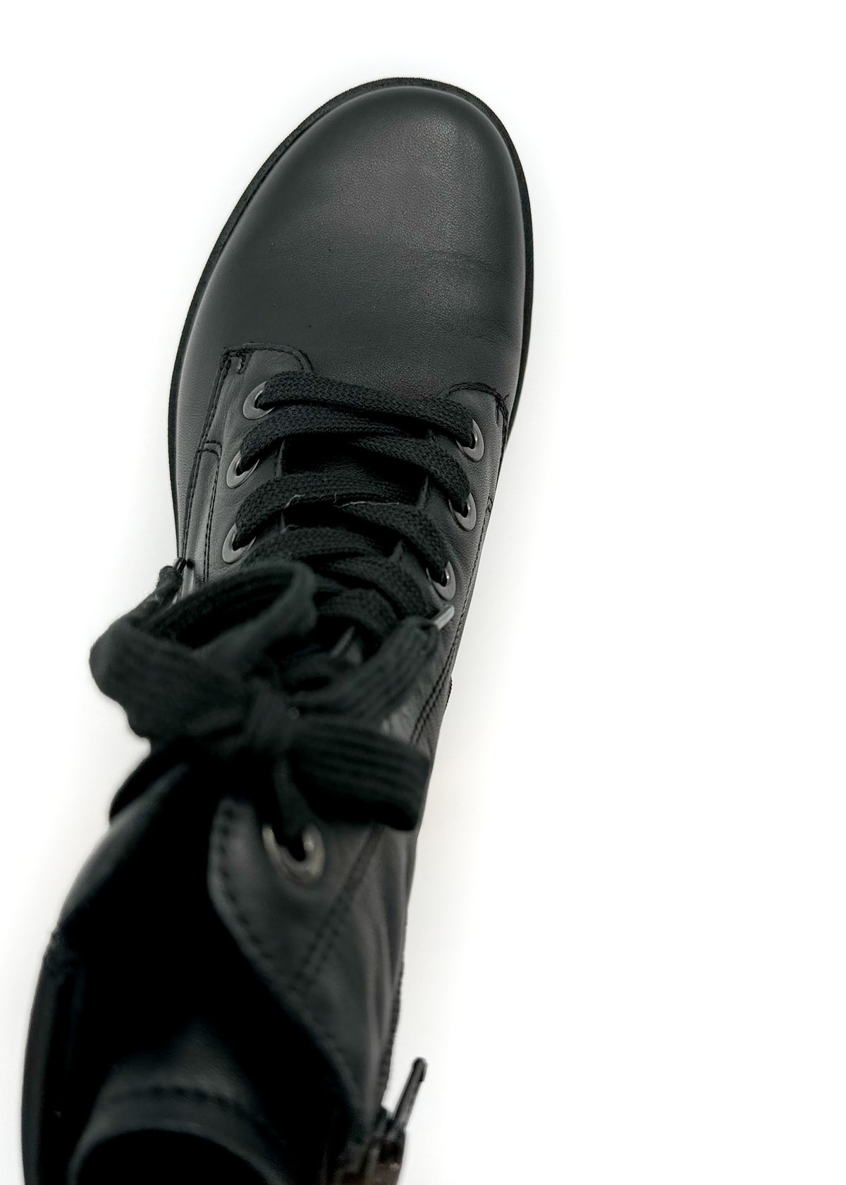 Ankle boots - black leather