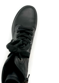 Ankle boots - black leather