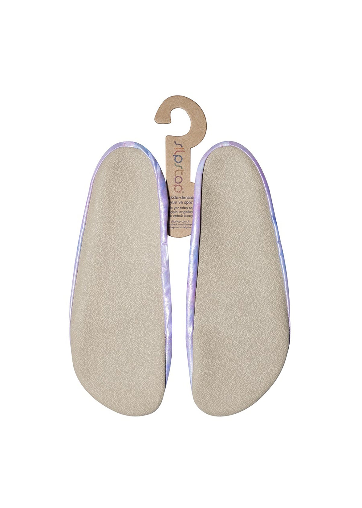 Adult slippers - Vanessa, sparkling light pink