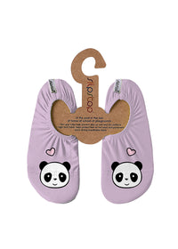 Children's slippers - Teddy, panda, light pink