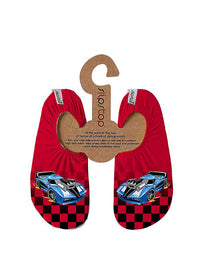 Lasten tossut - Hot Wheels, ralliautot, punainen