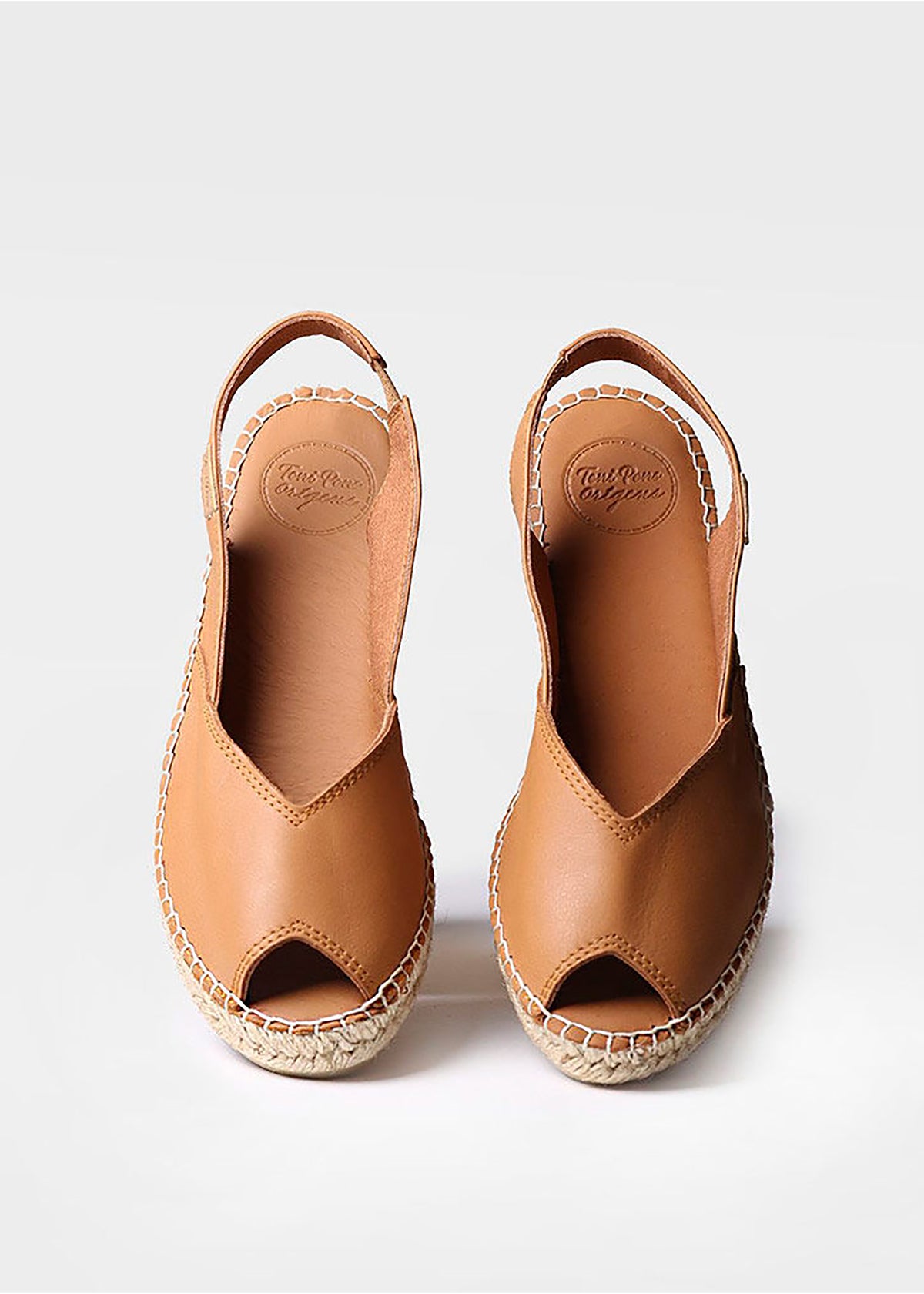 Espadrillot - Bernia-P, ruskea nahka
