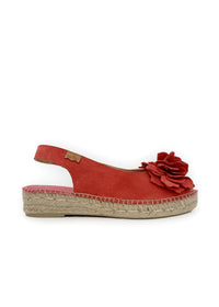 Espadrillot - Erica-FA, vadelmanpunainen nahka