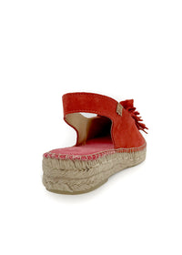 Espadrillot - Erica-FA, vadelmanpunainen nahka