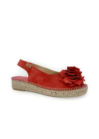 Espadrillot - Erica-FA, vadelmanpunainen nahka