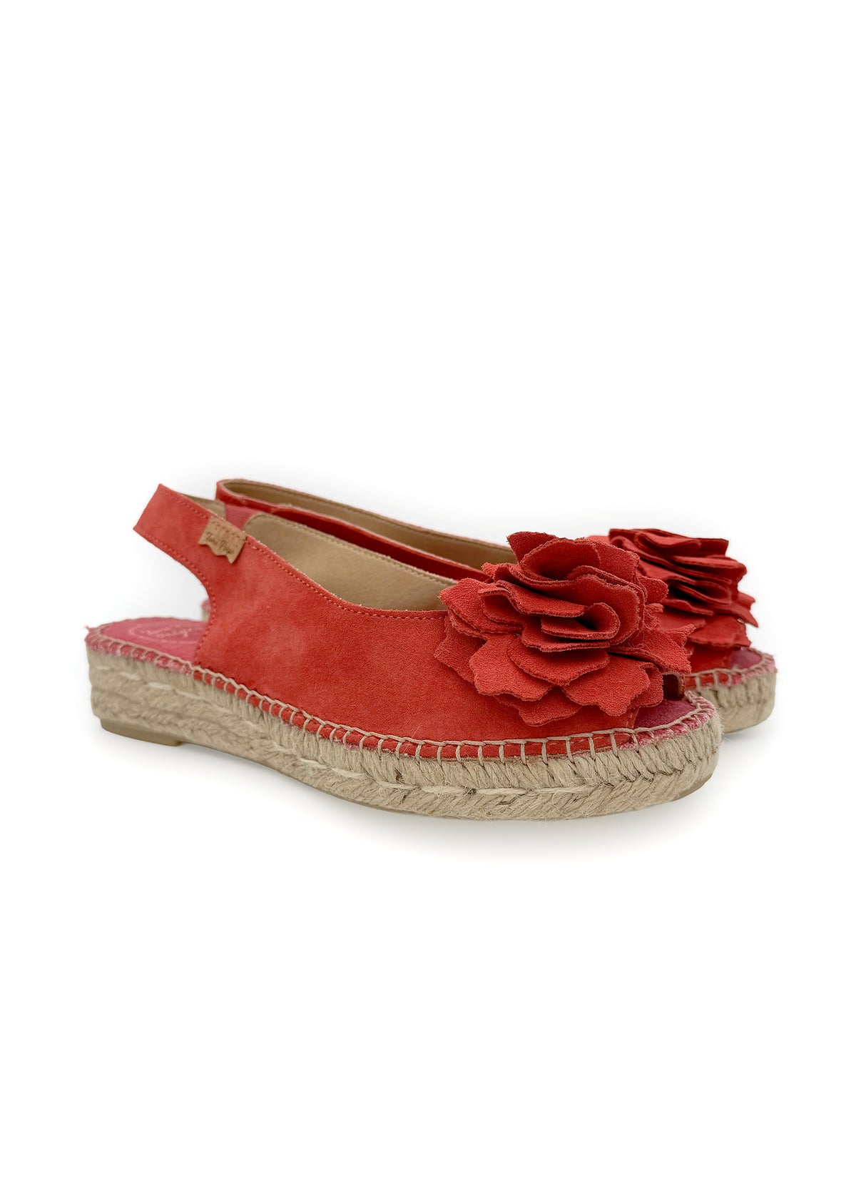 Espadrillot - Erica-FA, vadelmanpunainen nahka