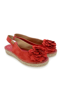 Espadrillot - Erica-FA, vadelmanpunainen nahka