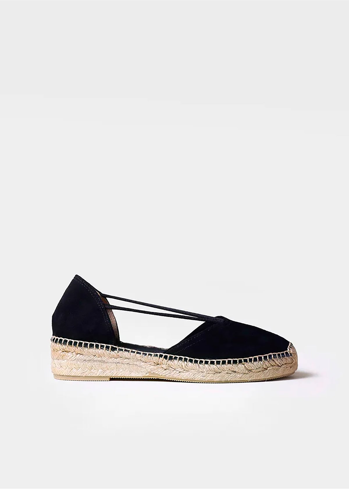 Espadrillot - Erla-A, musta nahka