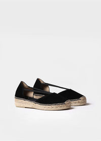 Espadrillot - Erla-A, musta nahka