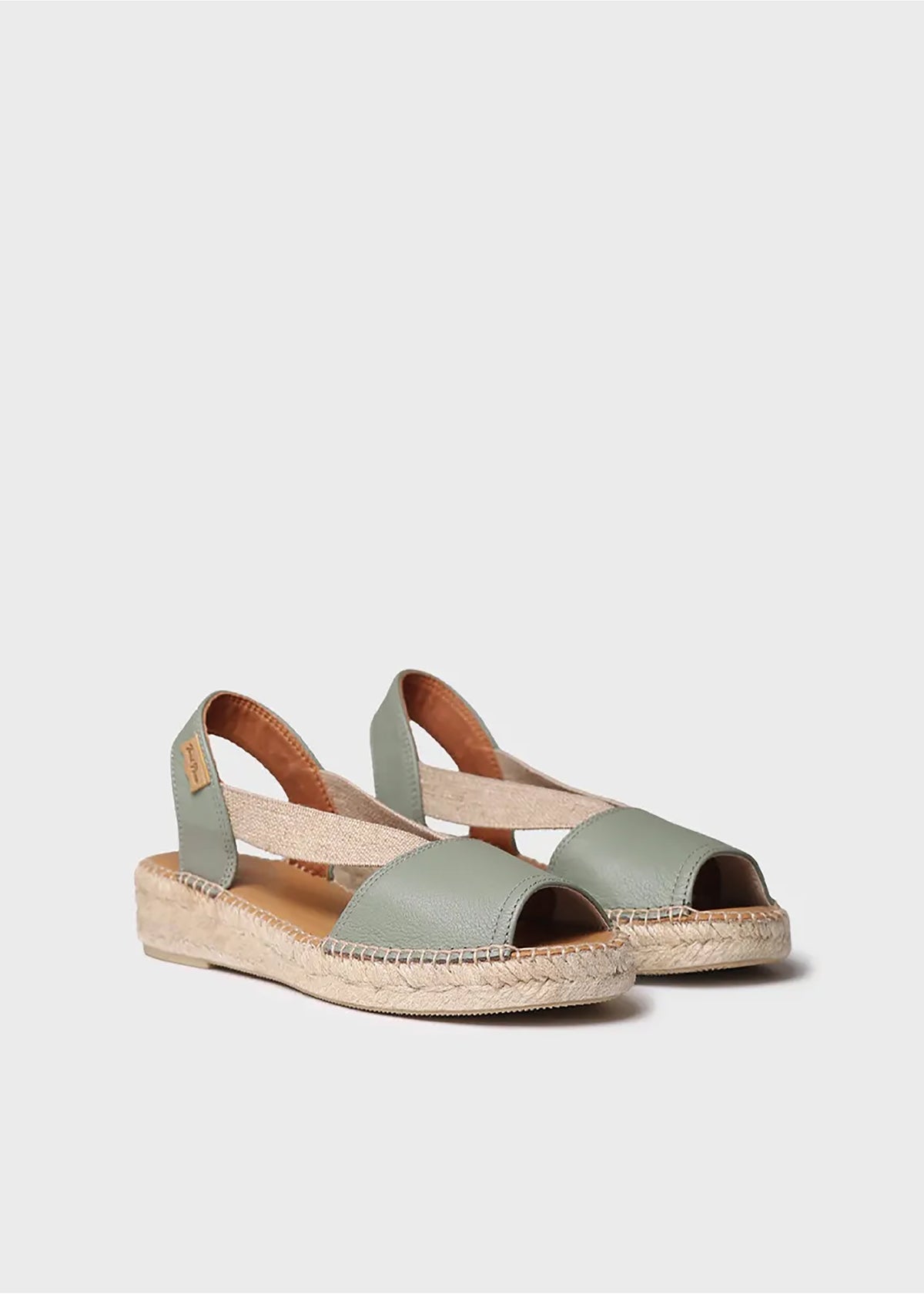 Espadrilles - Etna, mint green leather