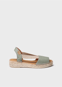 Espadrilles - Etna, mint green leather