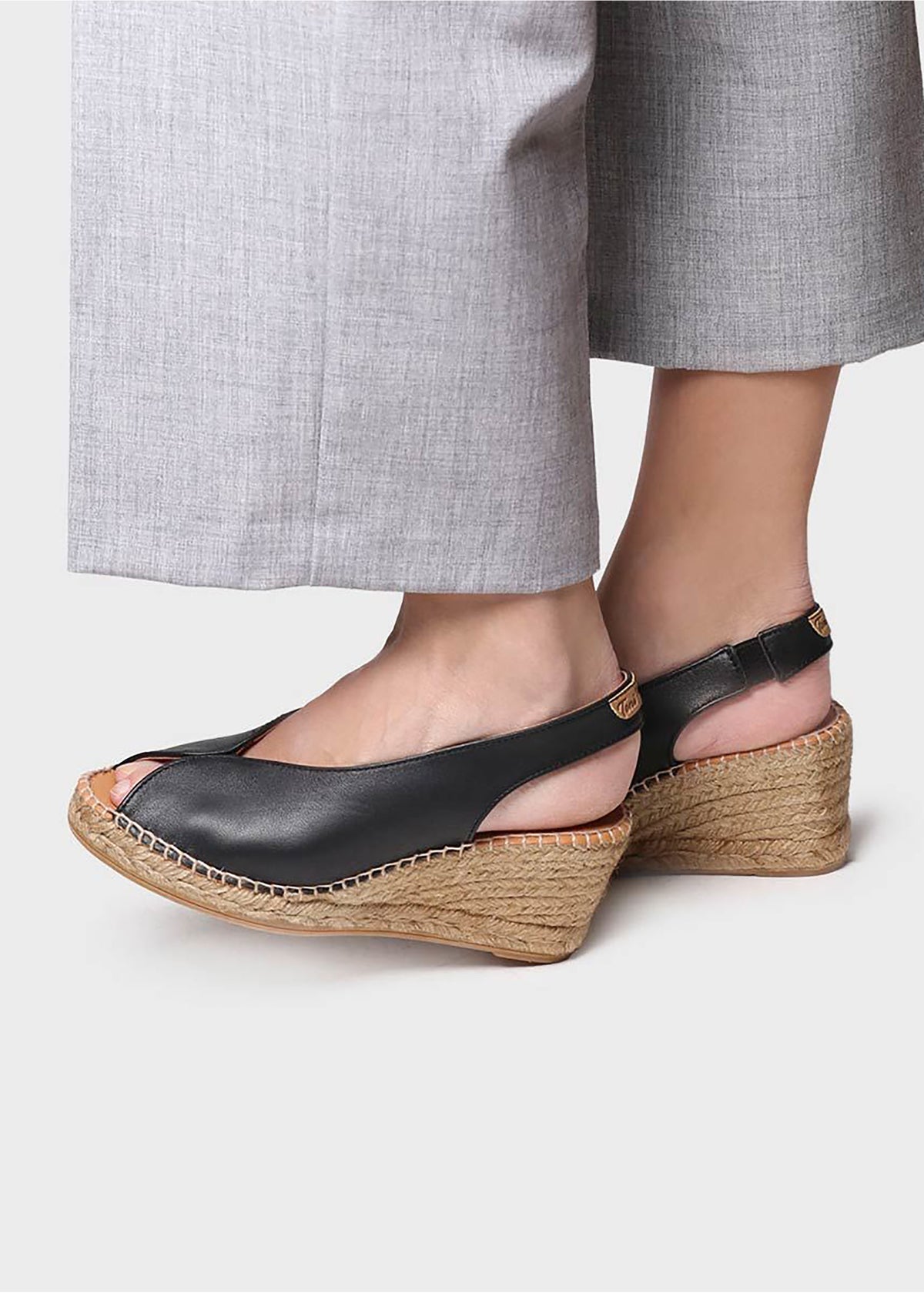 Espadrillot - Laila-P, musta