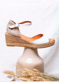 Espadrilles - Llivia-P, white leather