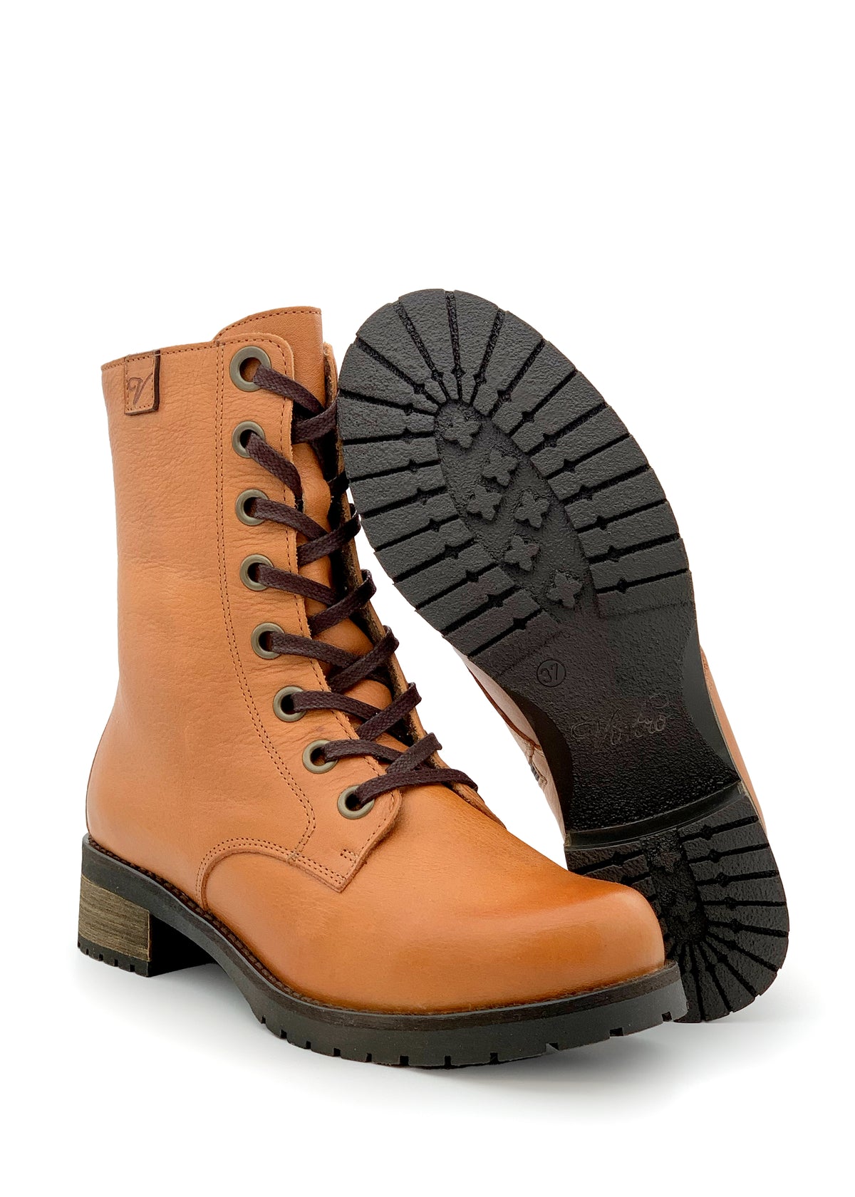 Ankle boots - Snow, cognac brown