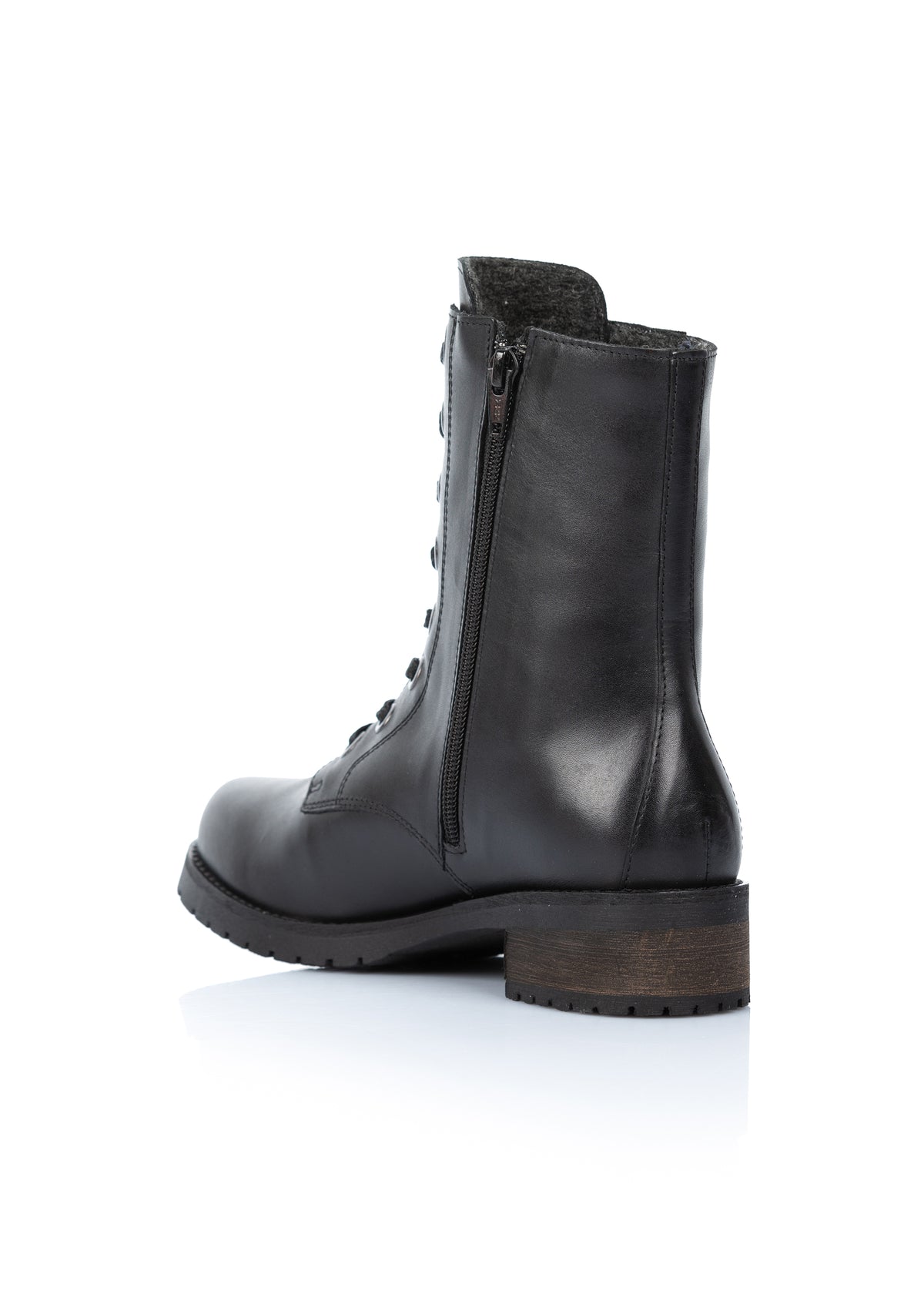 Ankle boots - Snow, black leather