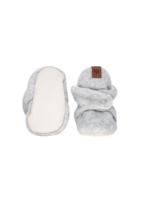 Children's slippers - gray fleece
