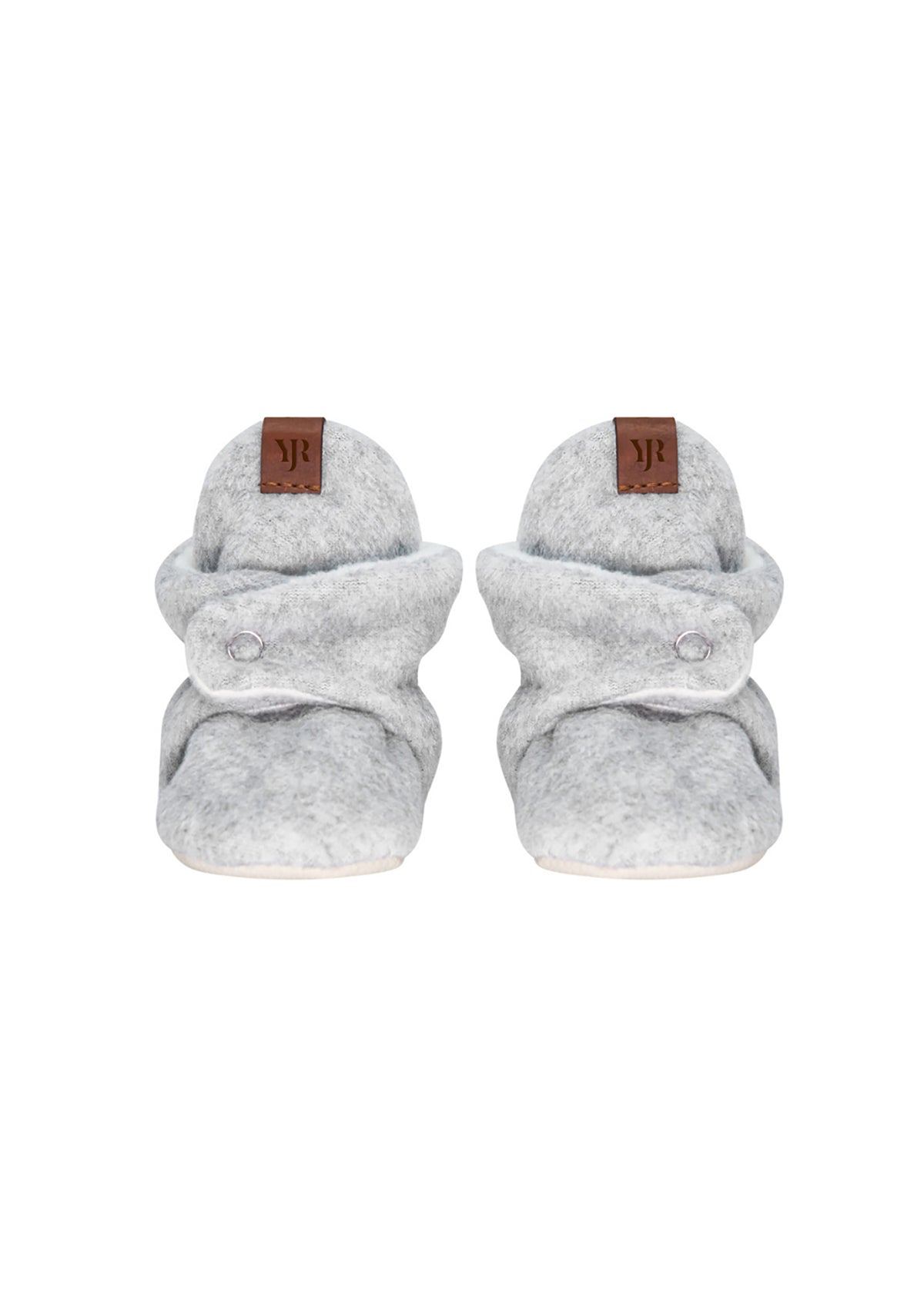 Children's slippers - gray fleece