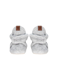 Children's slippers - gray fleece