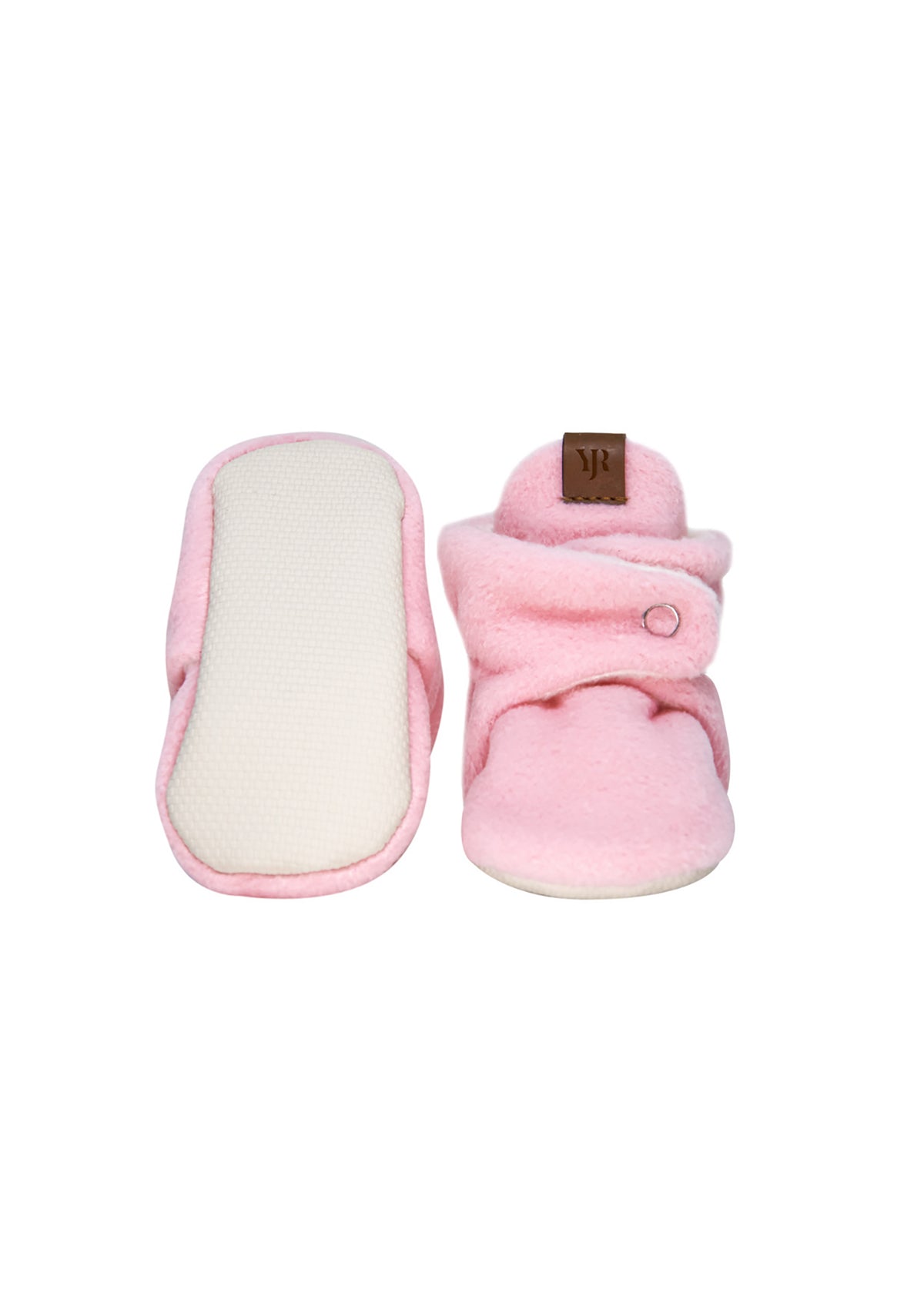 Barnstofflor - ljusrosa fleece