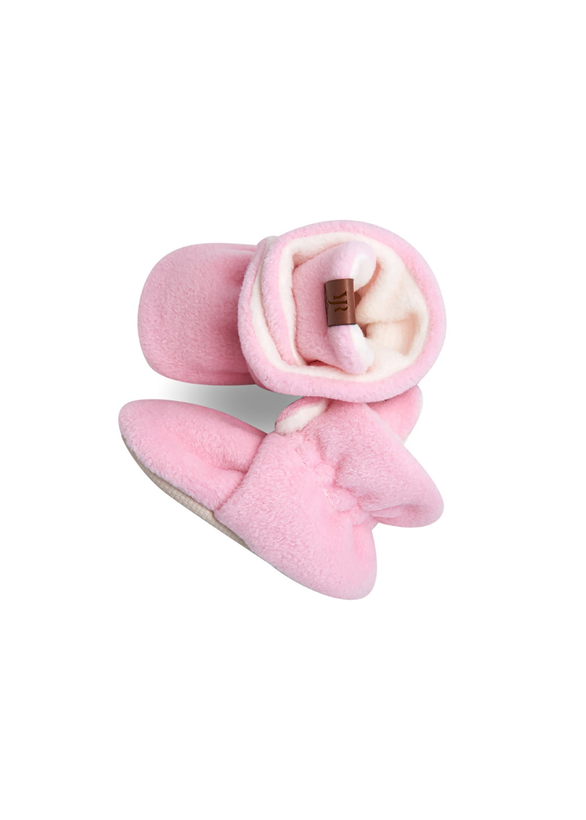 Barnstofflor - ljusrosa fleece
