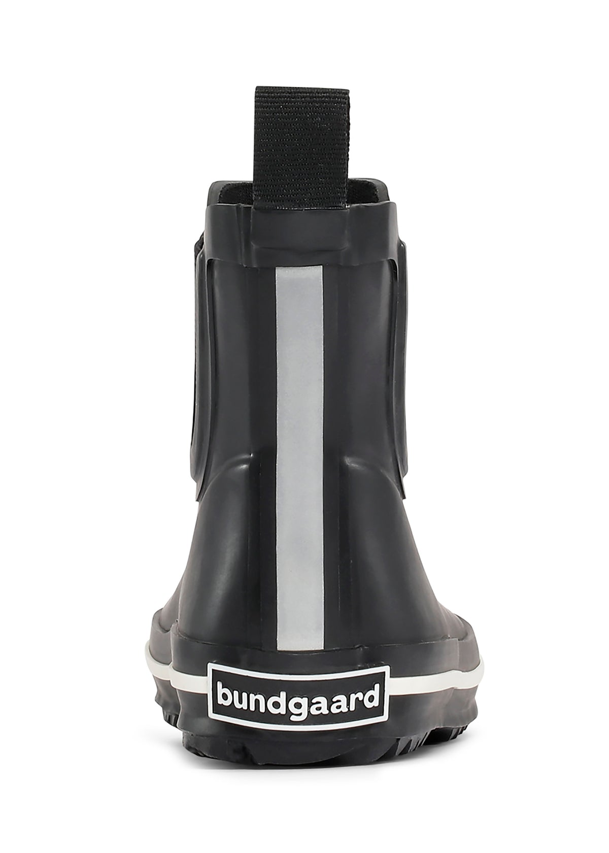 Rubber boots - short shaft, black, Bundgaard Zero Heel