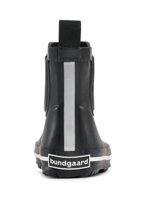 Rubber boots - short shaft, black, Bundgaard Zero Heel