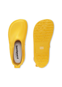 Rubber boots - short shaft, yellow, Bundgaard Zero Heel