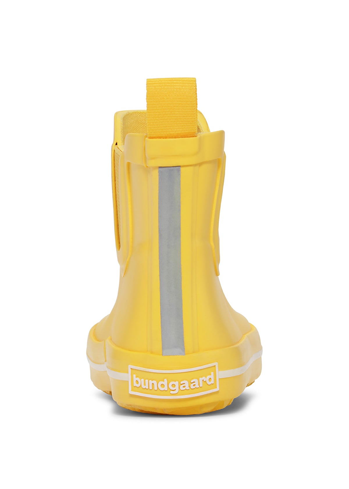 Rubber boots - short shaft, yellow, Bundgaard Zero Heel