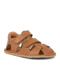 Children's barefoot sandals, Flexy Avi - cognac brown