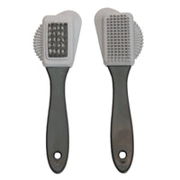 Suede brush, plastic
