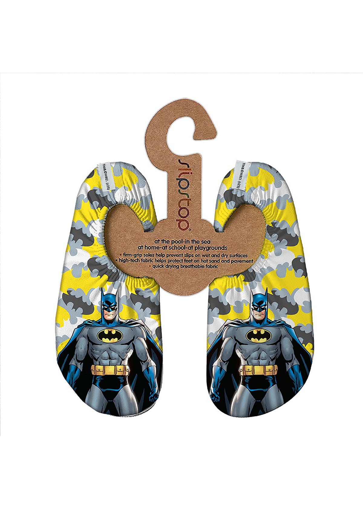 Children's slippers - Dark Bat, yellow-gray-white, Batman